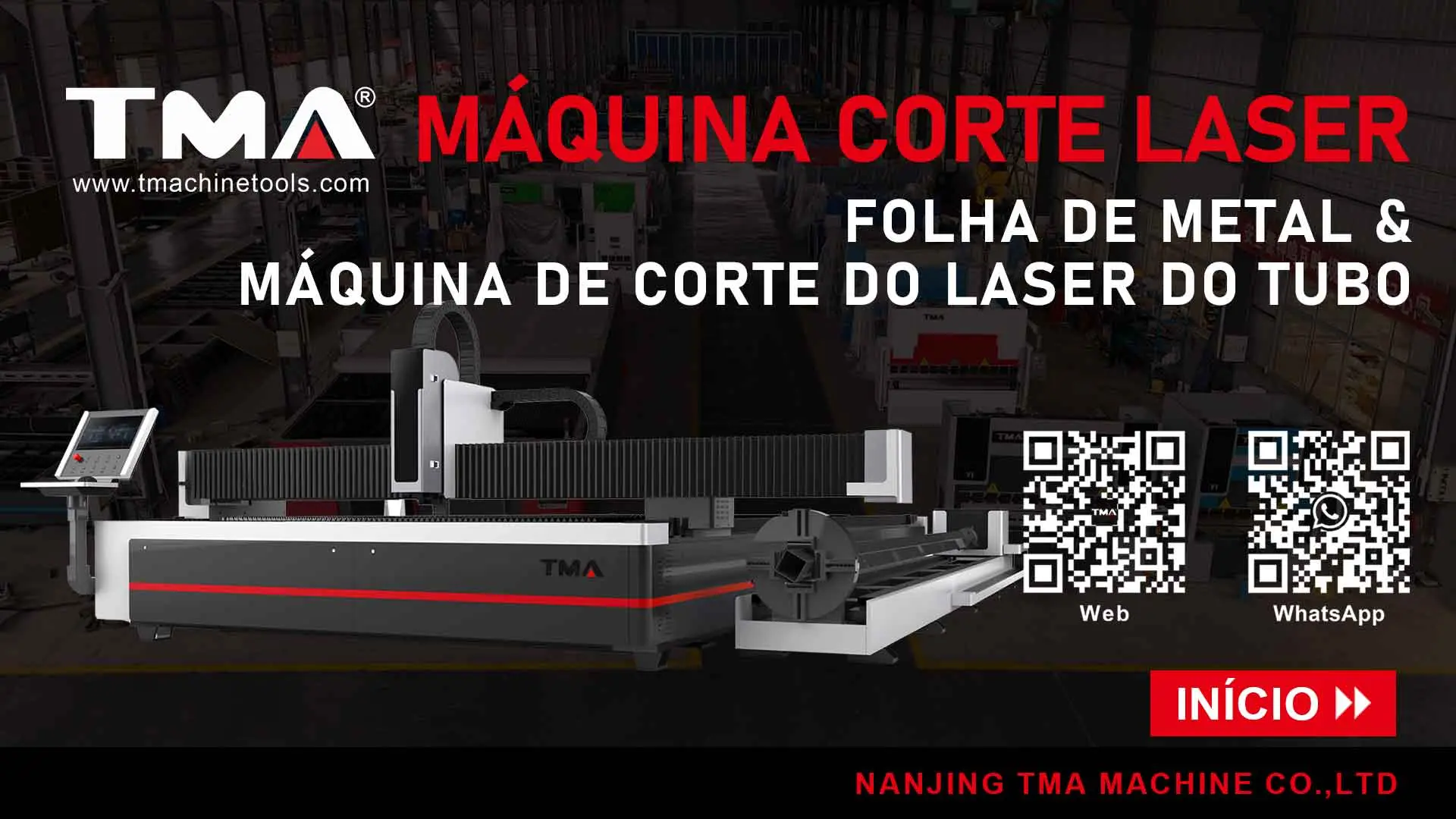 Folha De Metal & Máquina De Corte Do Laser Do Tubo