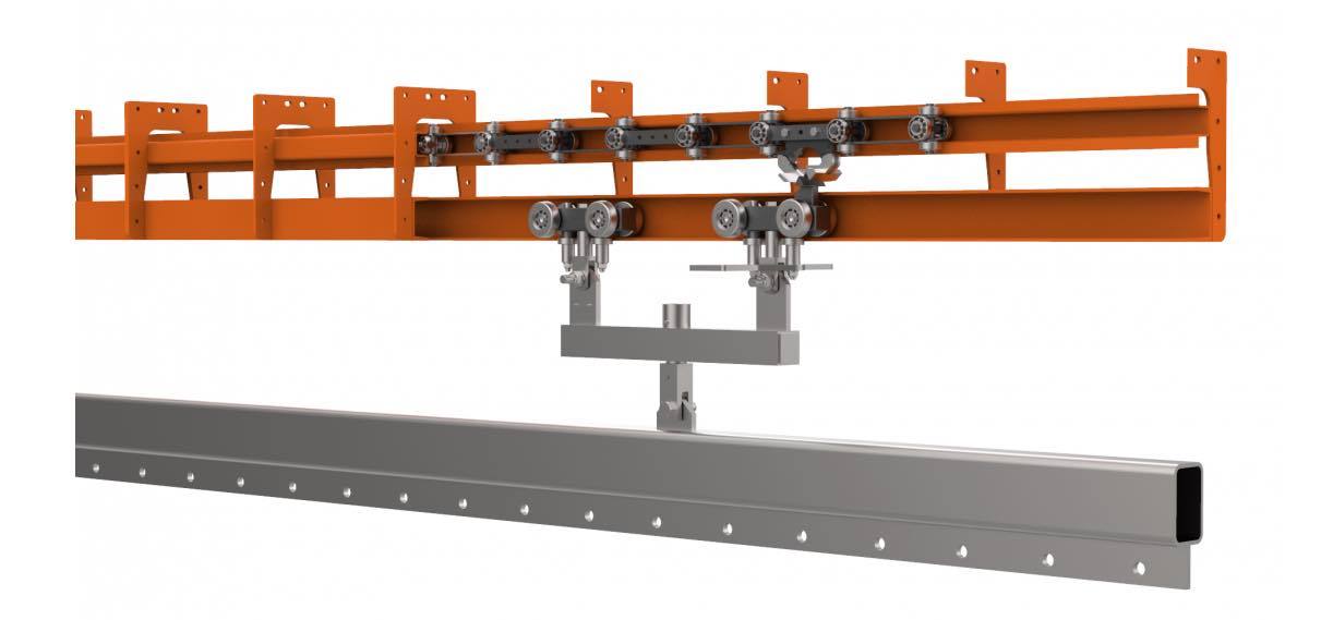How does a Power and Free Overhead Conveyor work?