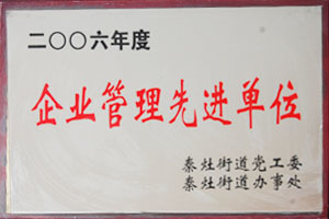 企業(yè)管理先進(jìn)單位