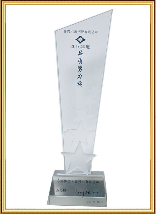 2016 Quality Effort Award 2016 Quality Effort Award
