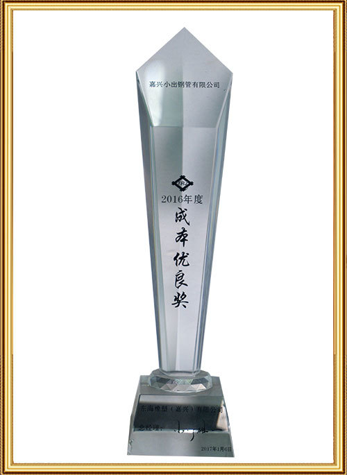 2016 Cost Excellence Award 2016 Cost Excellence Award