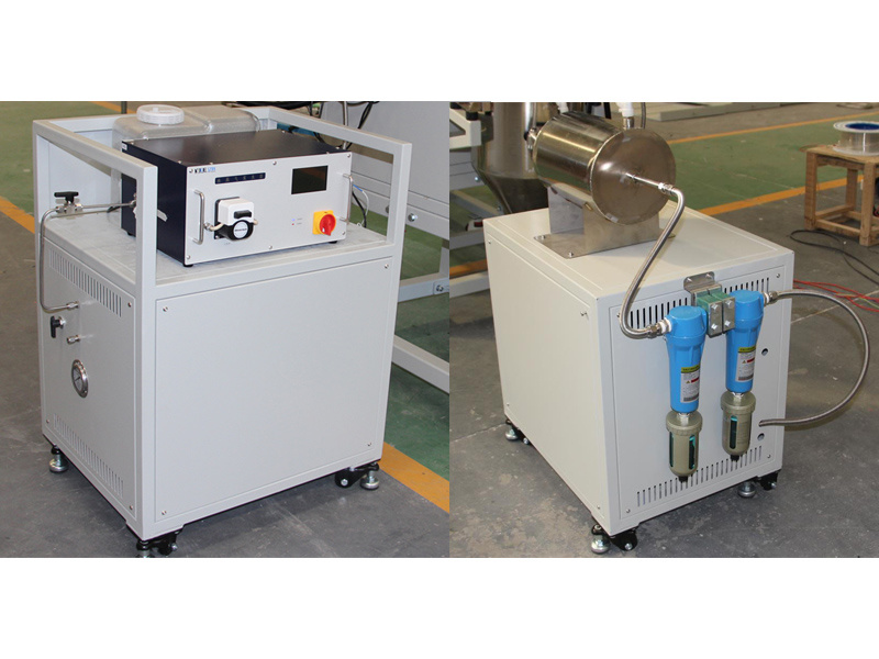 1700C Chlorine rotary tube furnace 氯气管式炉加热状态 01