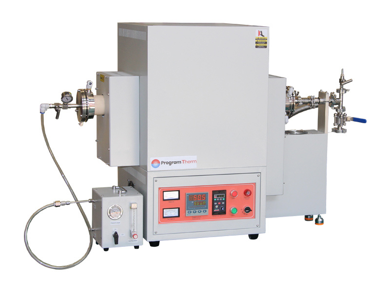 1700℃ Single heating zone CVD Rotary High temperature Vacuum tube furnace
