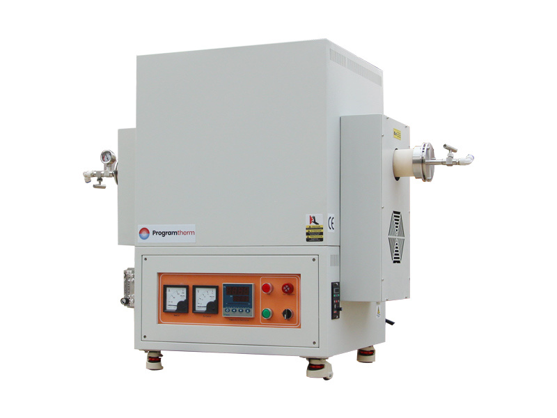 1700C Single Zone Rotary Tube Furnace with flange and 80mm Alumina Tube - PTR D80/300/17