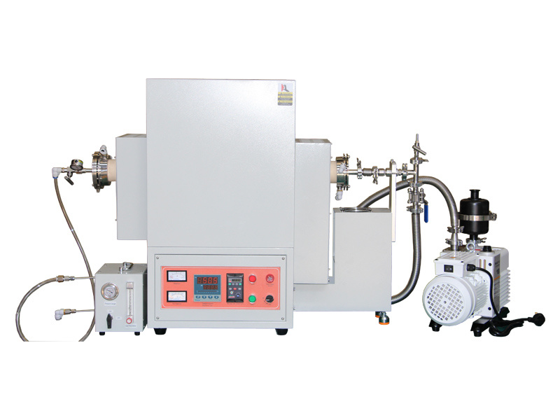 1700℃ Single heating zone CVD Rotary High temperature Vacuum tube furnace