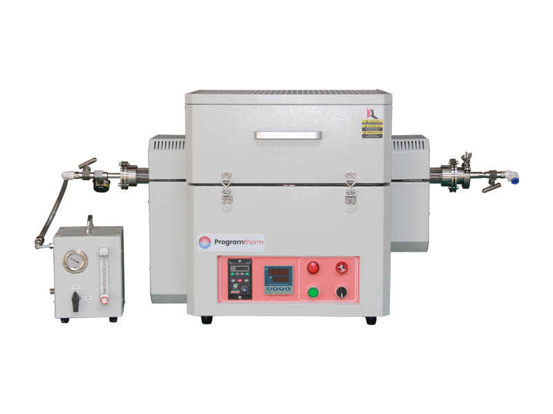 1200℃ Splitable Rotary Tube Furnace With Vacuum Pump
