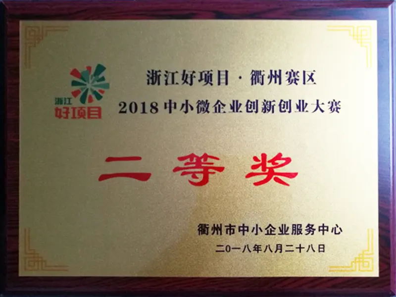 Second Prize of Quzhou City