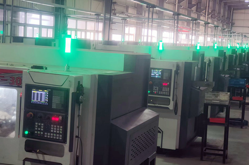 Double spindle docking CNC machine tool TS-30 with automatic loading and unloading mechanism to serve XXX copper pipe joint accessories intelligent manufacturing production site 4 Double spindle docking CNC machine tool TS-30 with automatic loading and unloading mechanism to serve XXX copper pipe joint accessories intelligent manufacturing production site 4
