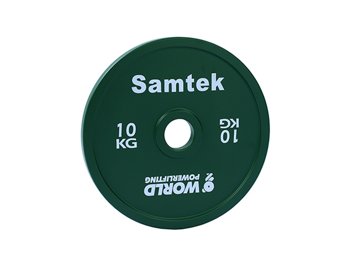 全钢力量举重竞技片10kg