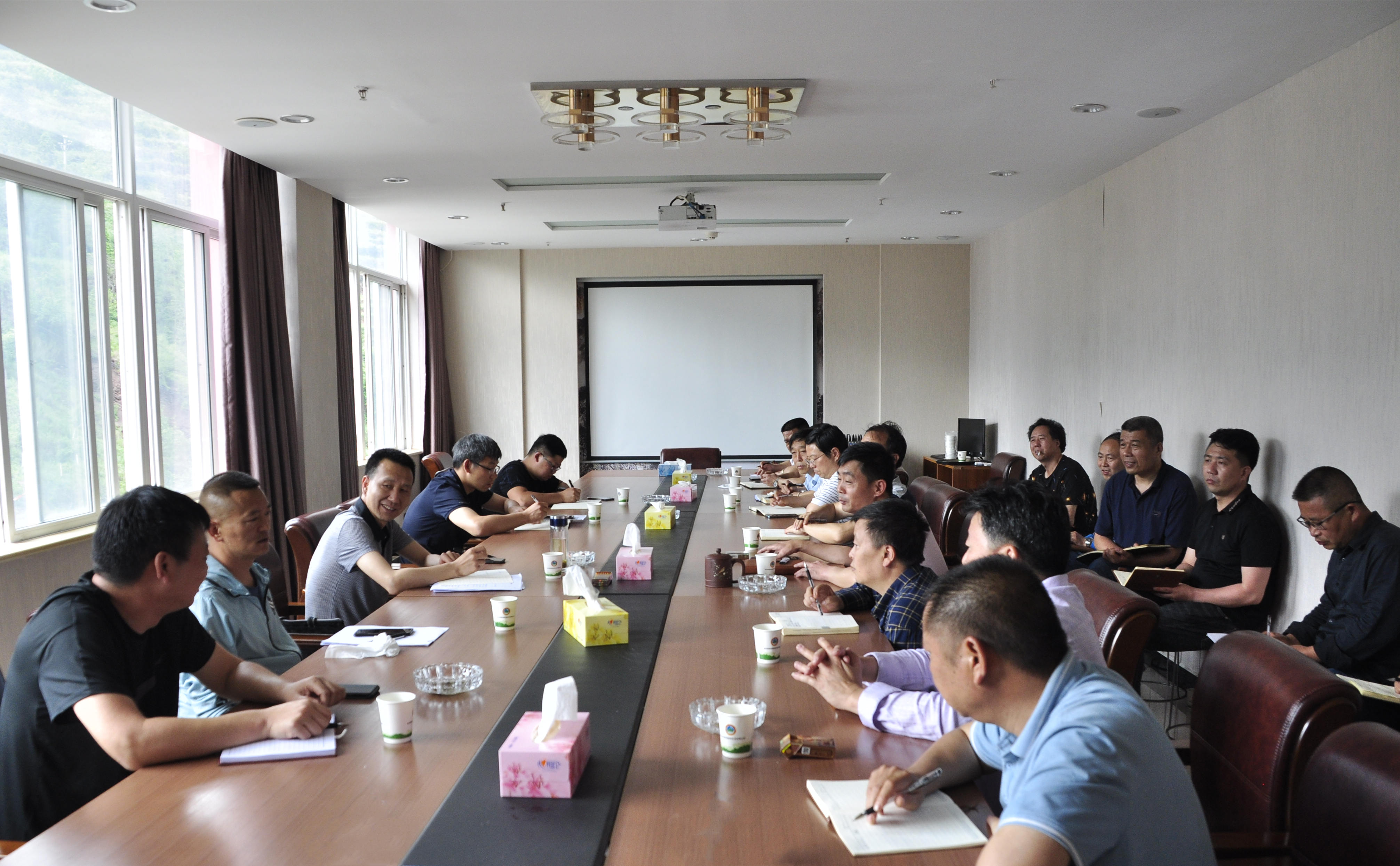 盘州市副市长卜珍虎到我公司调研