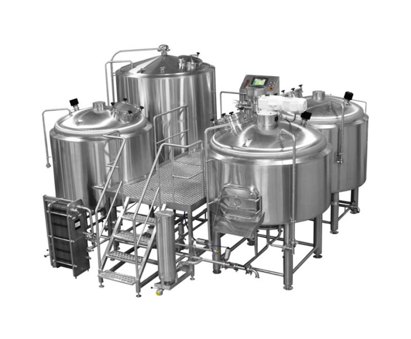 Système de brasserie de 4-Vessels (10BBL/12HL) Système de brasserie de 4-Vessels (10BBL/12HL)