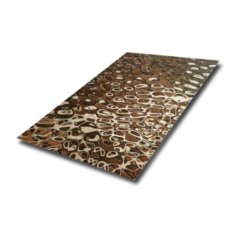 Gold water ripple sheet
