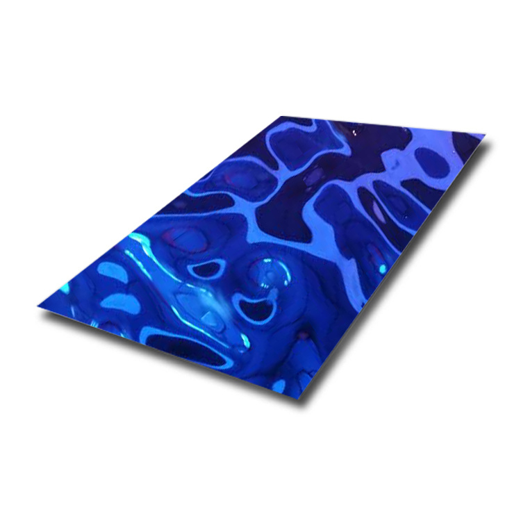 Deep blue water ripple