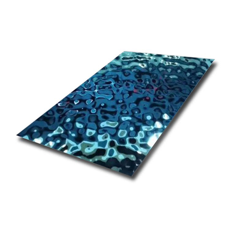 Blue water ripple sheet