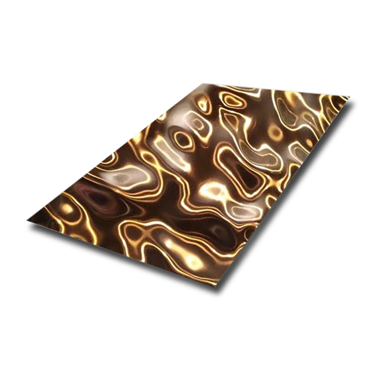 Copper water ripple sheet