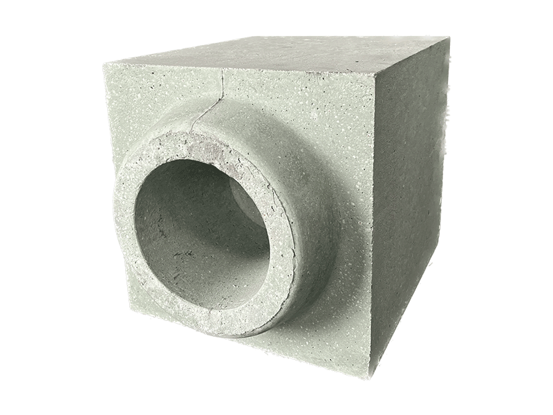 Ladle water outlet seat brick