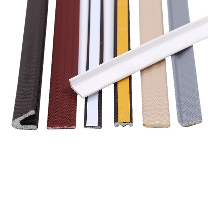 Factory wholesale coated foam door and window sealing strip rubber strip entrance door card slot mute windproof sealing strip