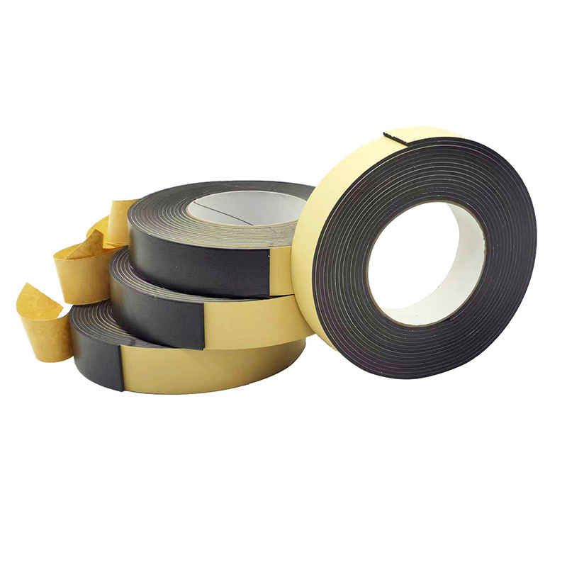 Factory EVA foam sponge self-adhesive strip eva foam fireproof shockproof sealing strip sponge sealing strip buffer strip