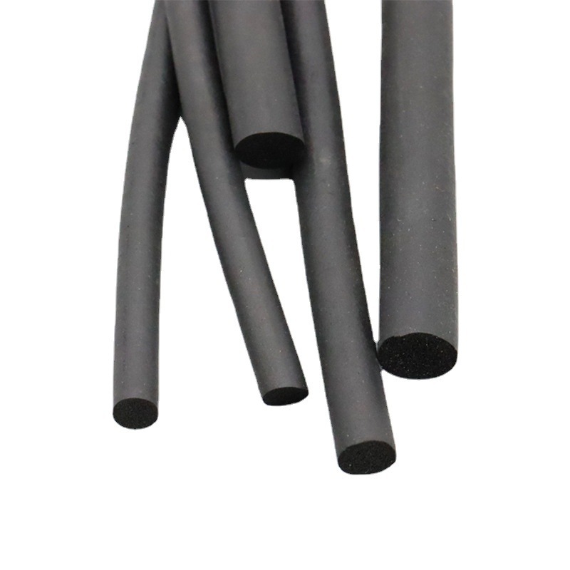 EPDM lamps and lanterns o-type foam sponge rubber epdm foam waterproof round bar black round seal caulking