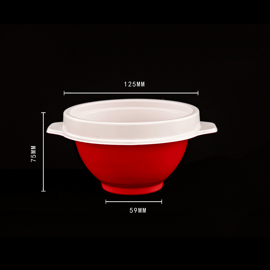 Multi-layer PP two-color cup completed online in one go