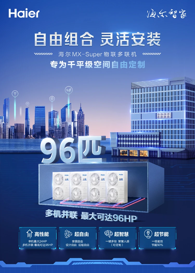 海爾MX-Super物聯(lián)多聯(lián)機(jī)