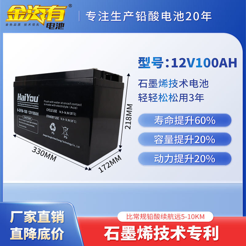 12V100AH