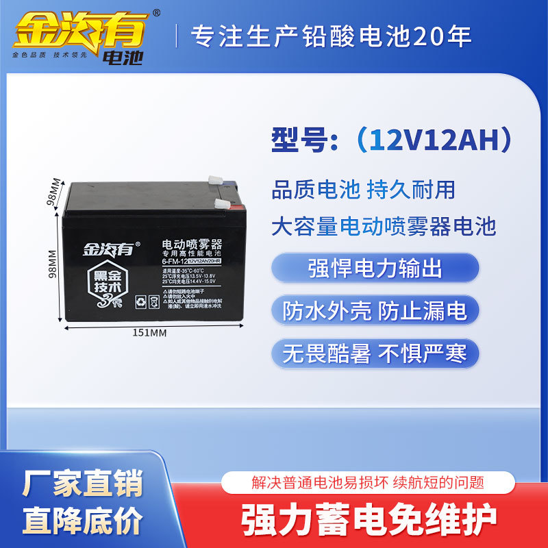 6-FM-12（12V12AH）
