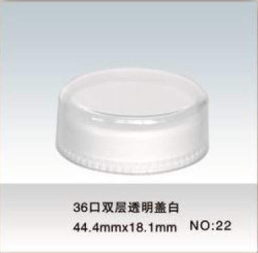 36 口雙層透明蓋白