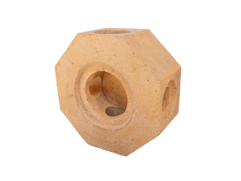 Octagonal four-hole brick