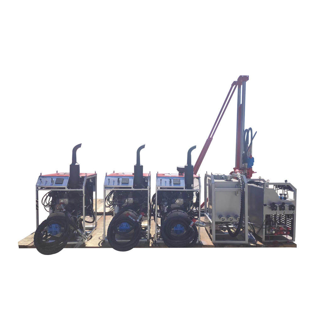 HJi-400P 600P 800P 1000P 1500P Portable Fully Hydraulic Rope Diesel Engine Coring Drilling Rig
