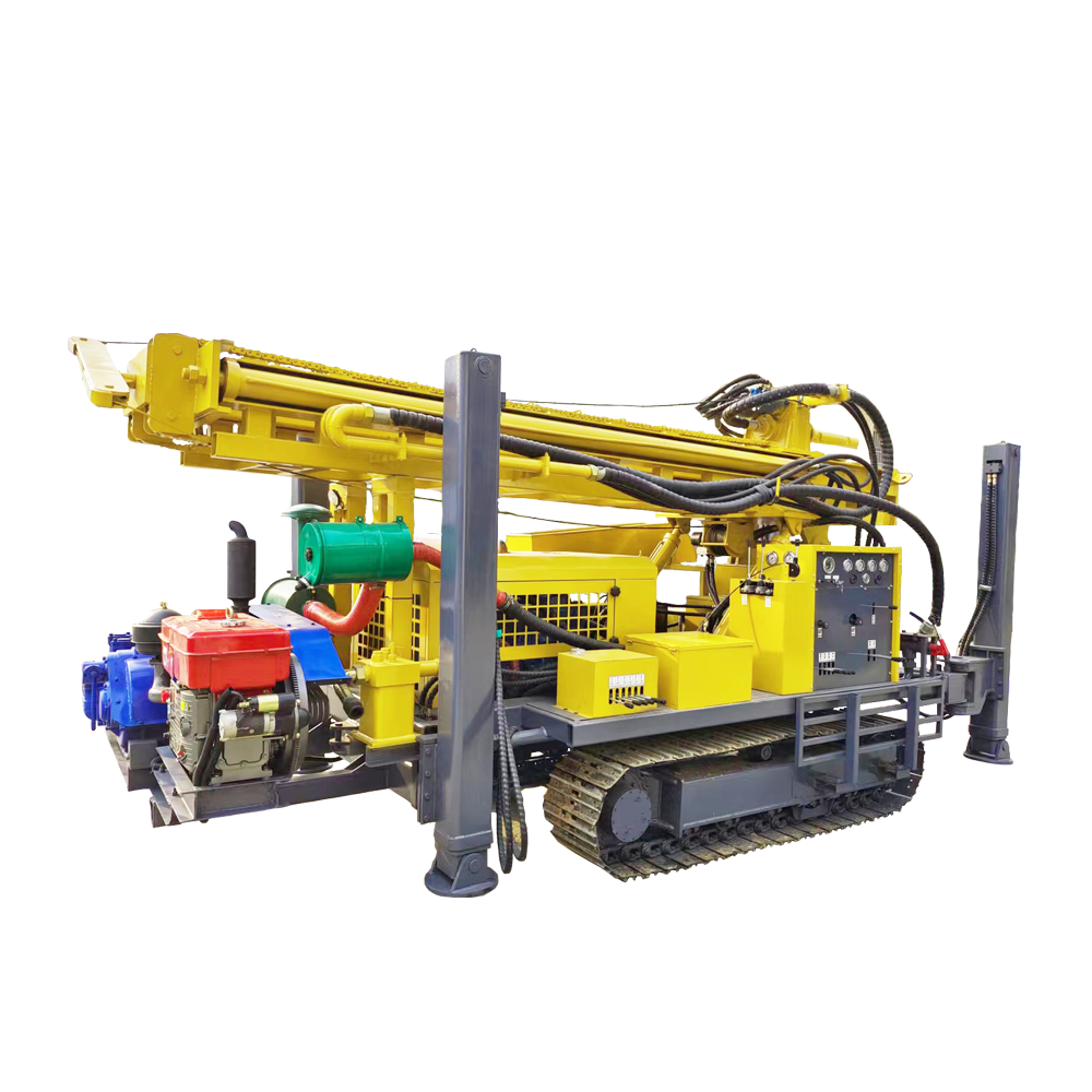 HJi400AW Air and Mud Dual-purpose Crawler Water Well Drilling Rig