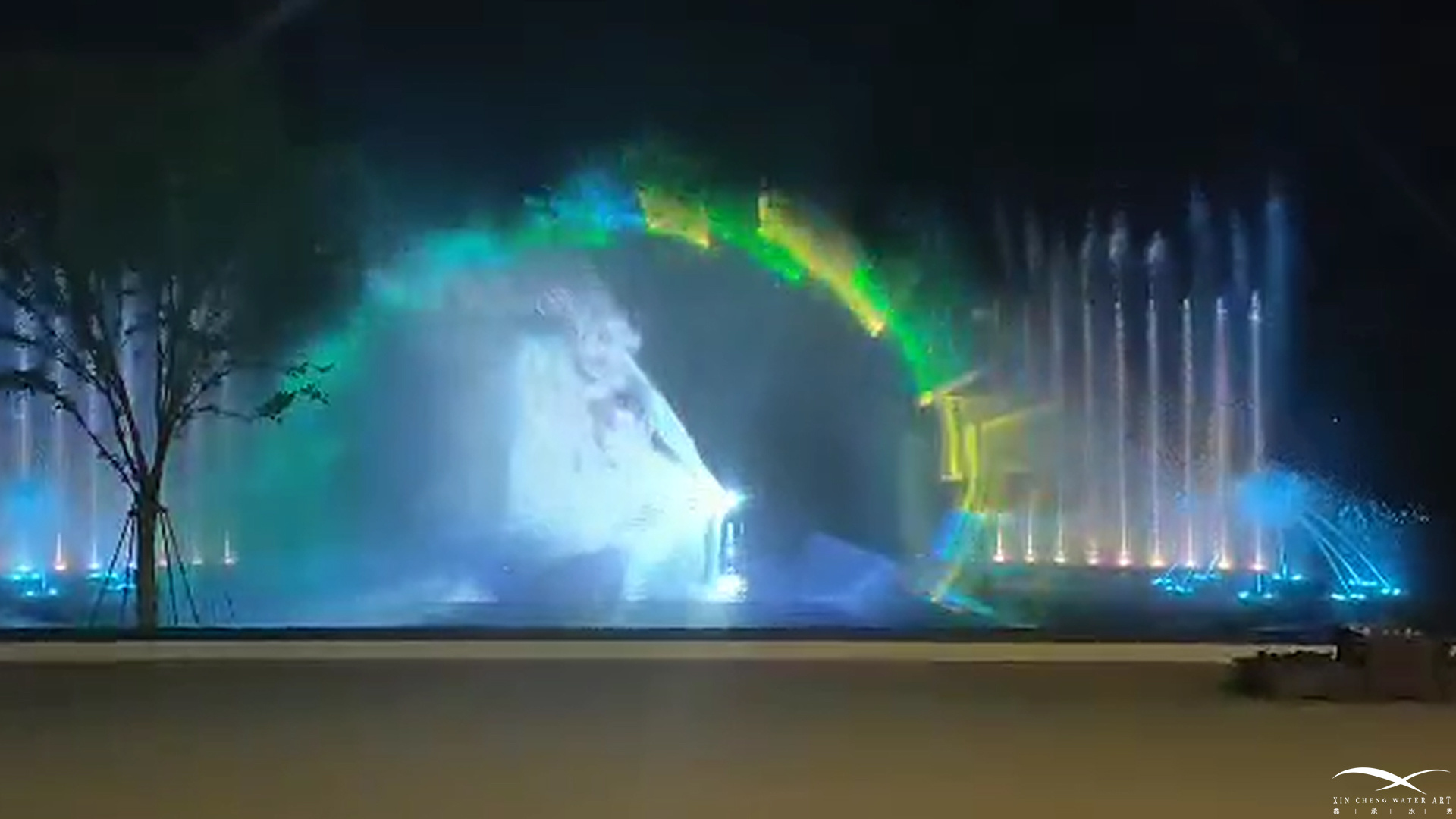 Zhejiang Shaoxing Shangyu Cixiao Garden music fountain