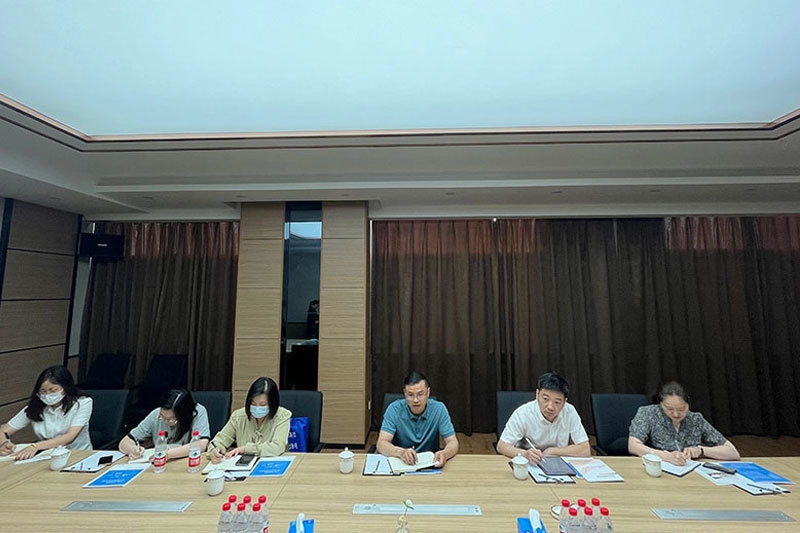 建湖縣金融監(jiān)管局副局長沈和一行蒞臨考察公司上市籌備情況