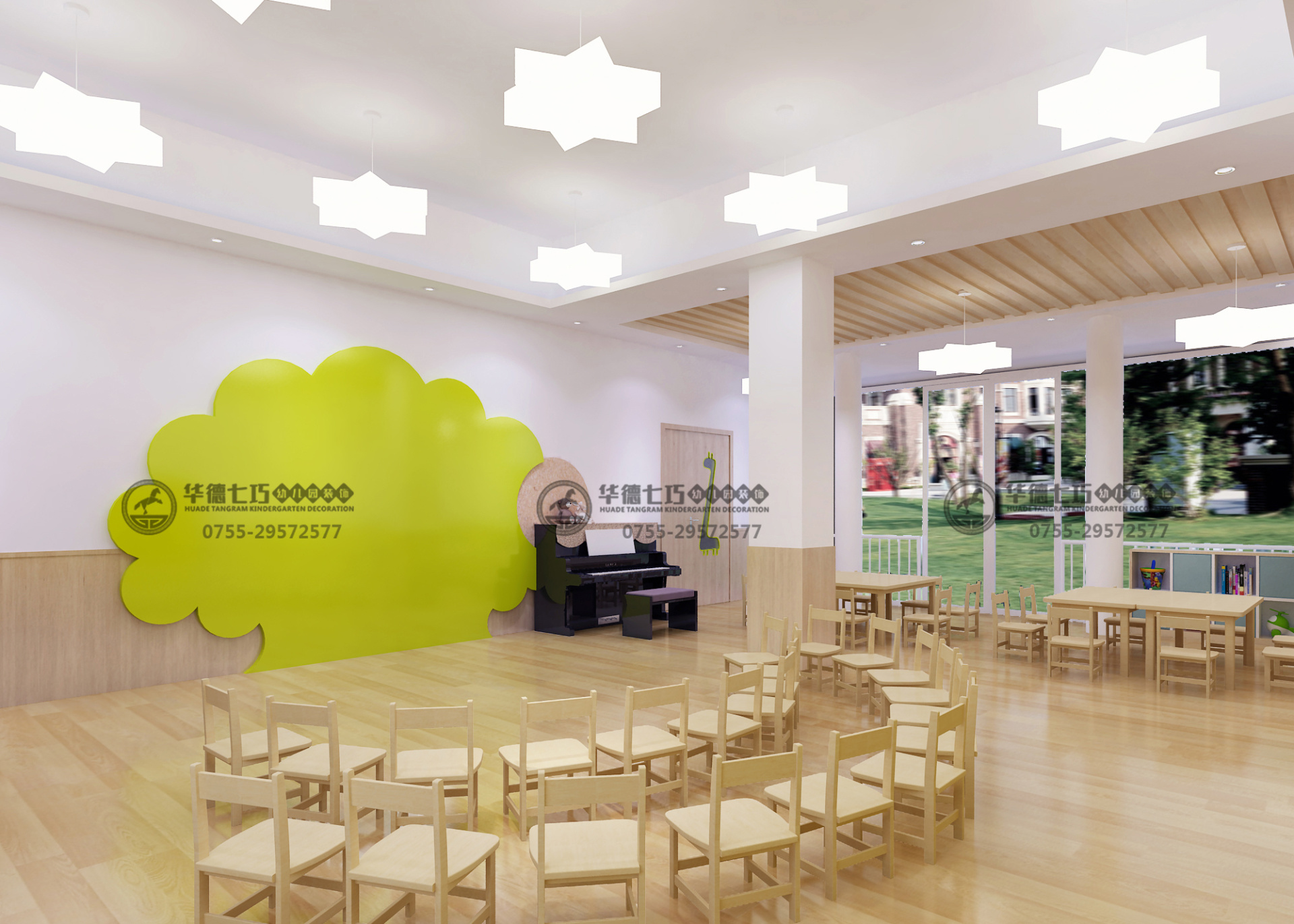 600㎡早教機構設計案例