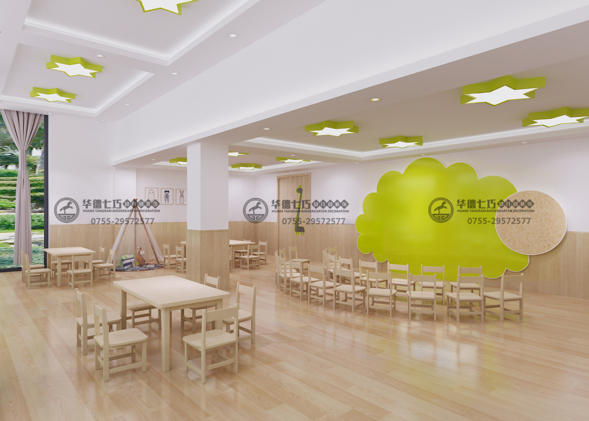 【廣州專業(yè)幼兒園設計】最新幼兒園裝修設計方案