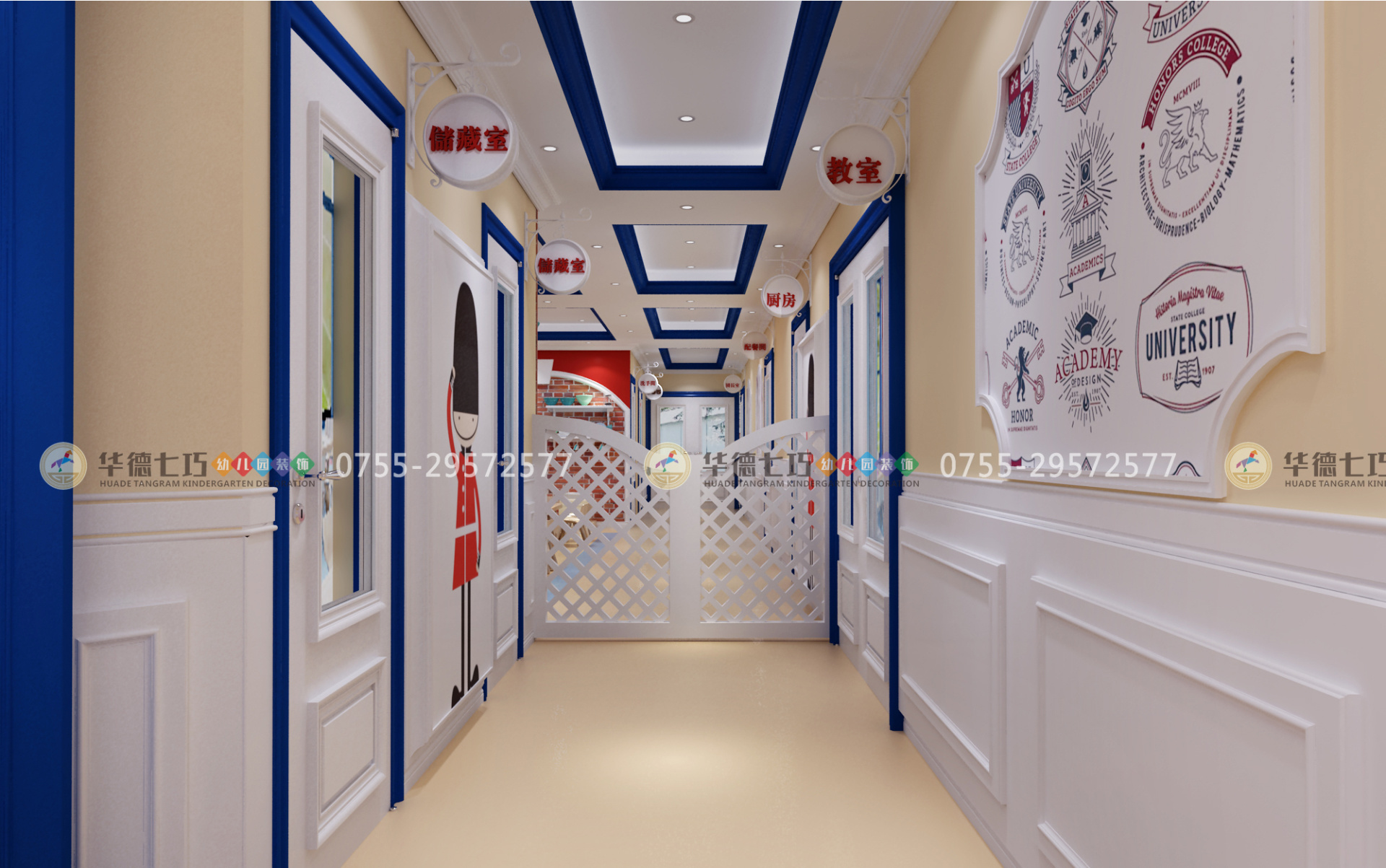 幼兒園走廊環(huán)創(chuàng)設(shè)計(jì)，這樣設(shè)計(jì)太有創(chuàng)意了