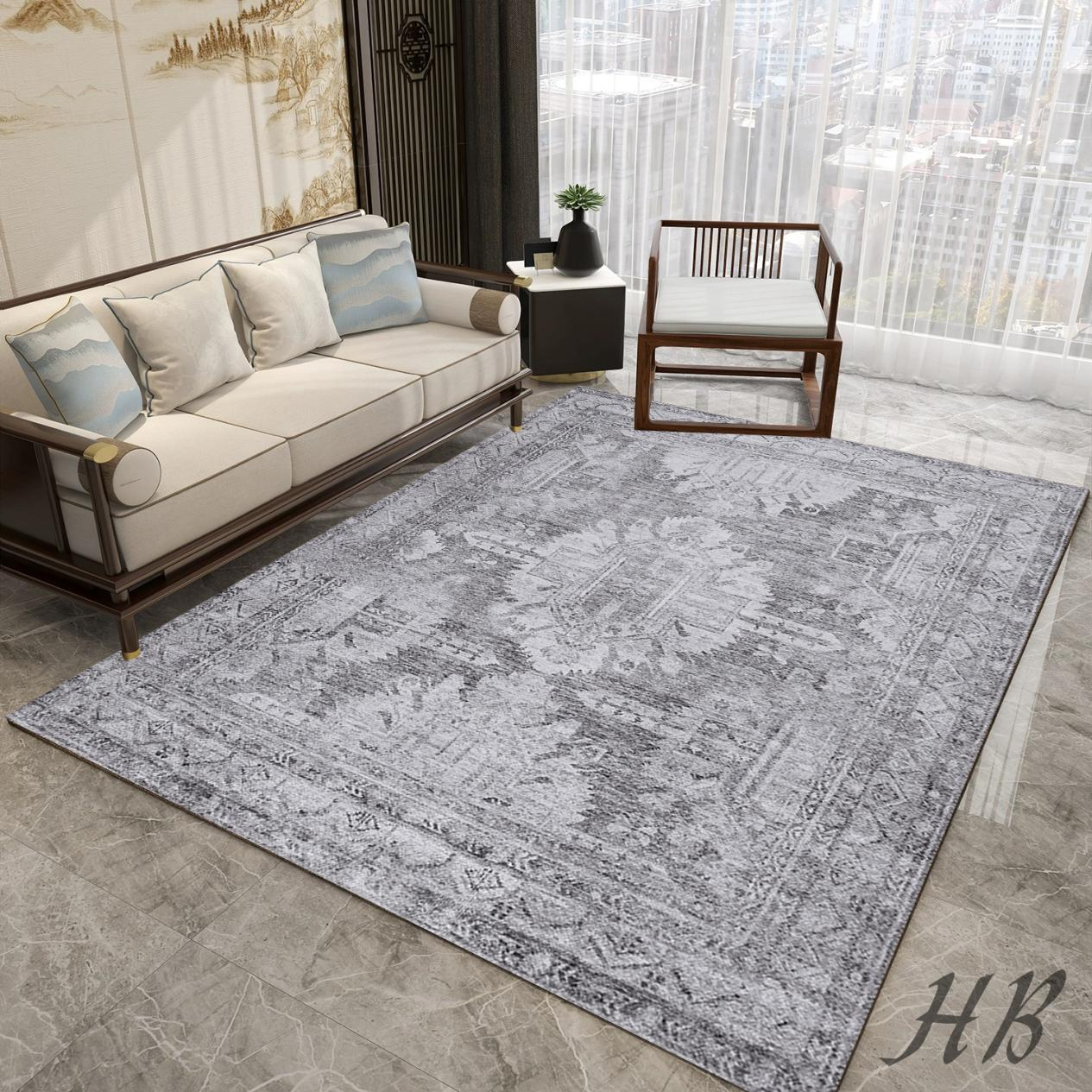 Italian Retro Living Room Thickened Floor Mat High-Grade Carpet Italian Retro Living Room Thickened Floor Mat High-Grade Carpet