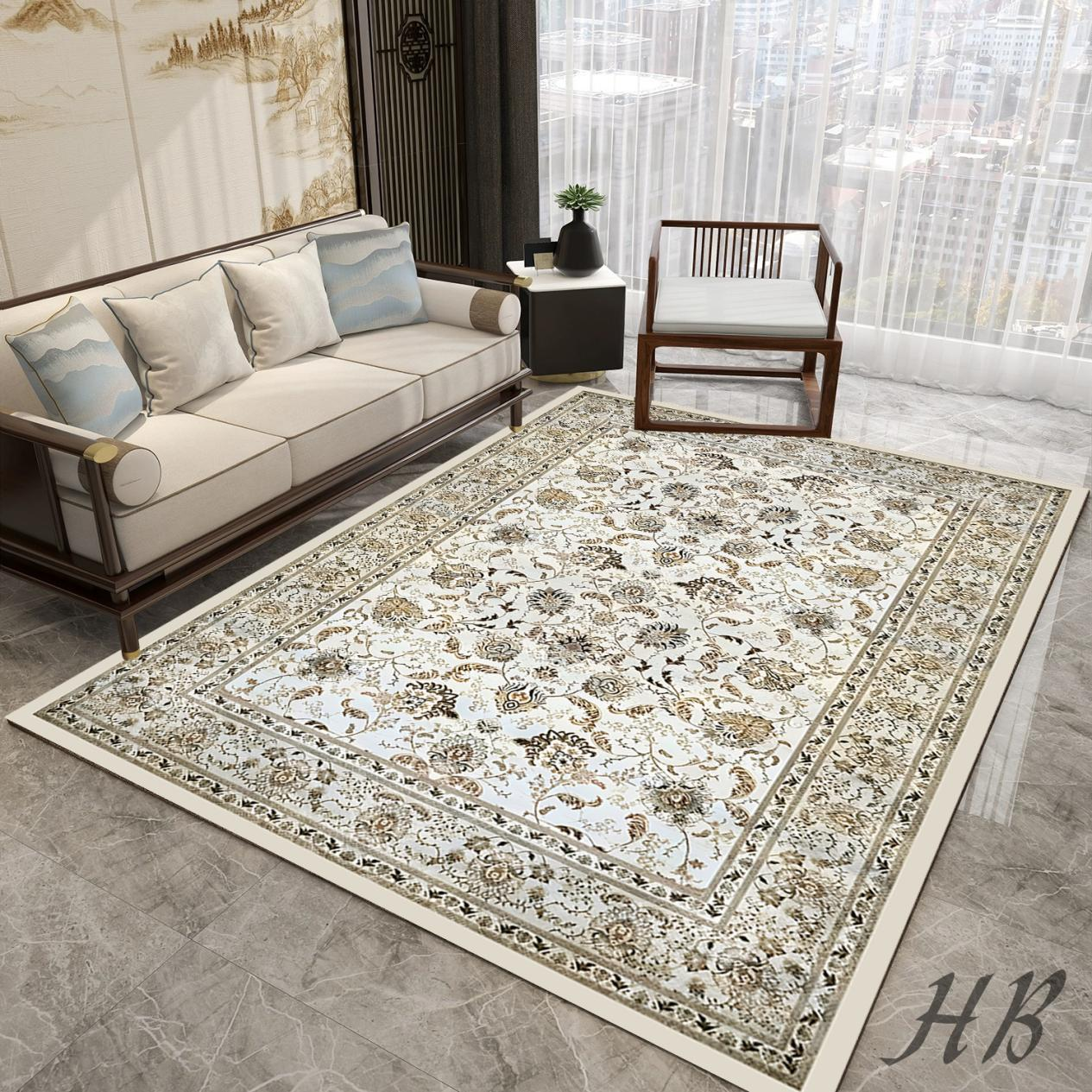 Retro living room rug Retro living room rug