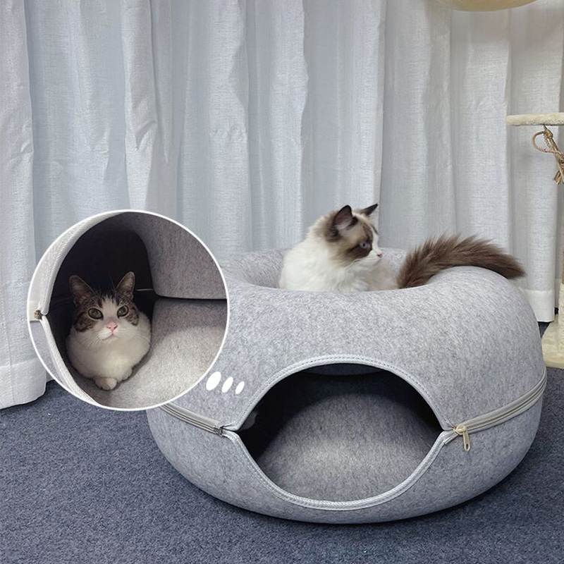 Felt cat nest
