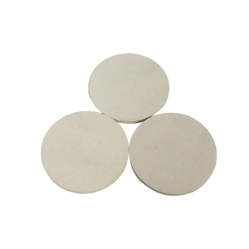 Flat wool felt polishing wheel Flat wool felt polishing wheel