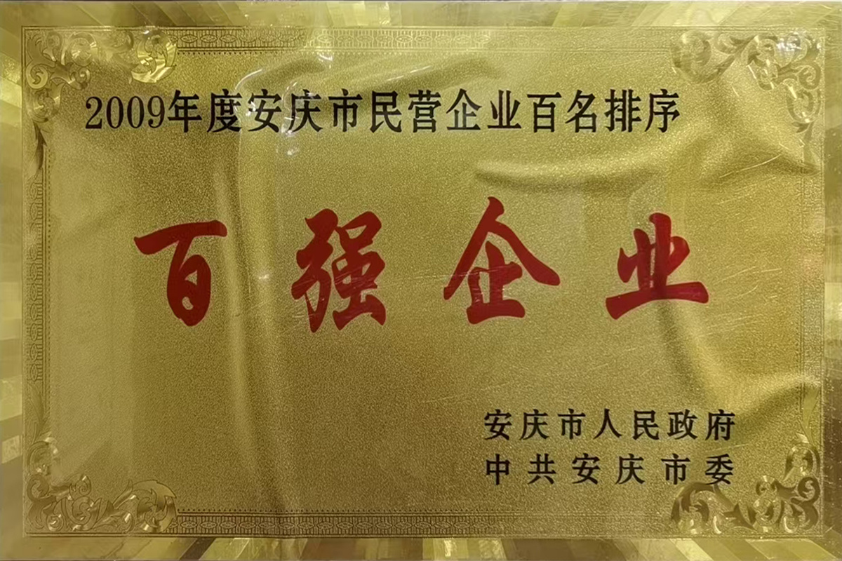 安慶百?gòu)?qiáng)工業(yè)企業(yè)