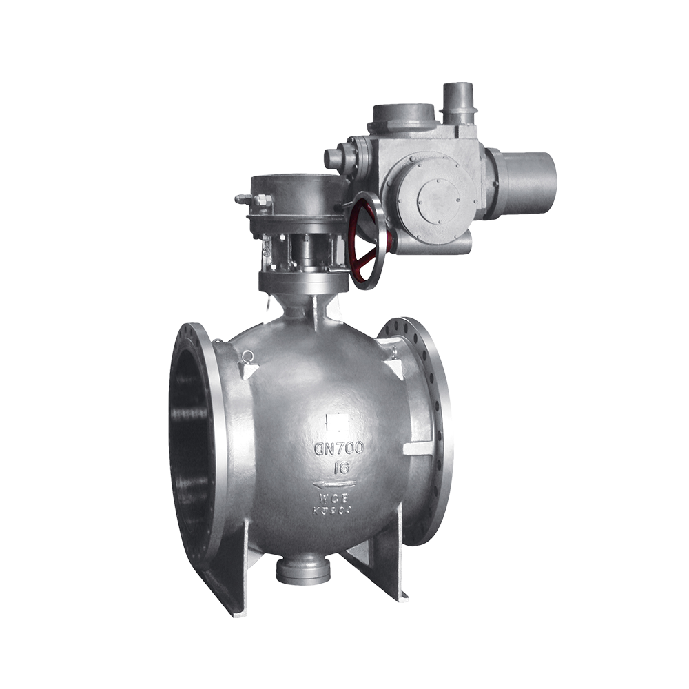 Electric two-way hard seal eccentric half ball valve 3