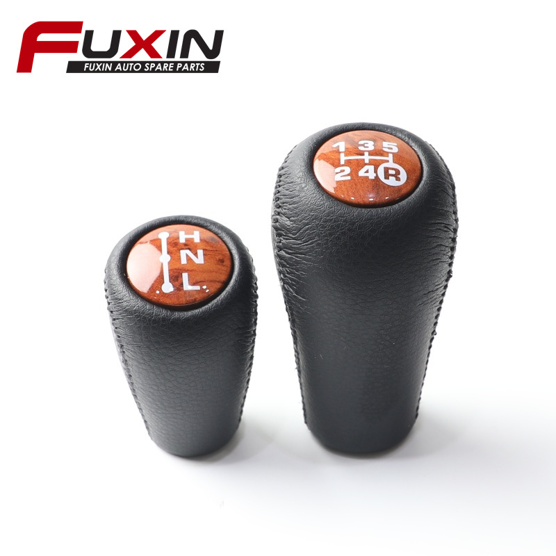 For Toyota Hilux Fortuner Mk6 Mk7 light wood 5speed Car Shift Gear Knob Stick Lever Head