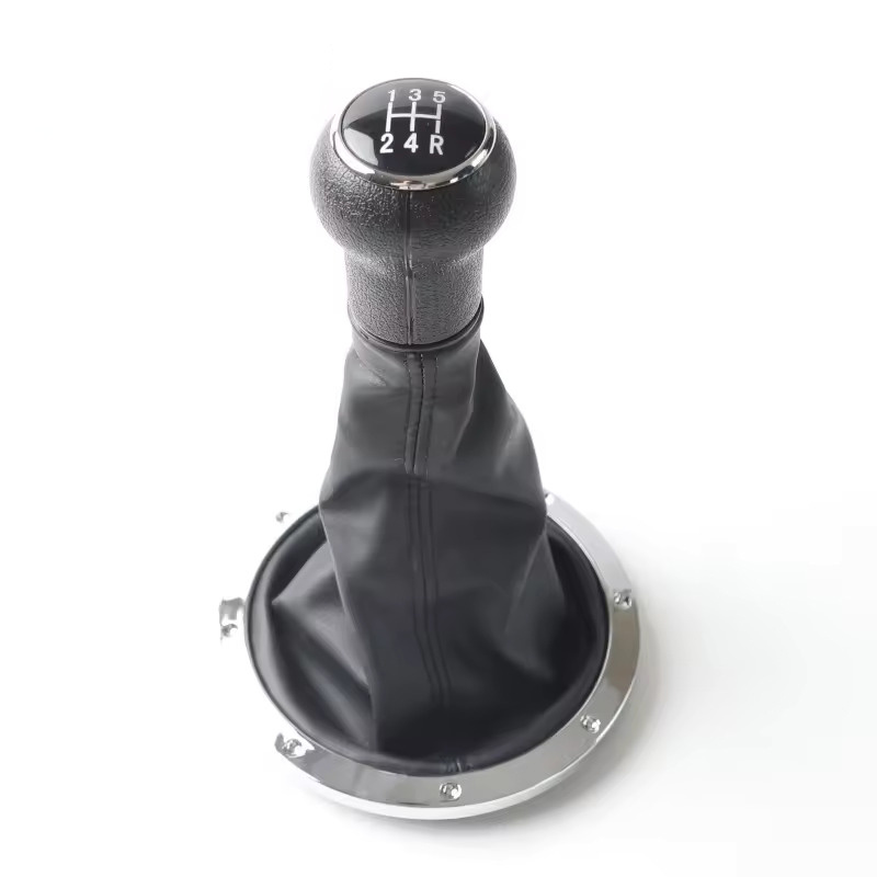Topuzu 5-скоростные кожаные лопасти для Volkswagen VW Gol Pointer Saveiro Parati 2004 2005 2006 2007 08 автомобильная ручка переключения передач