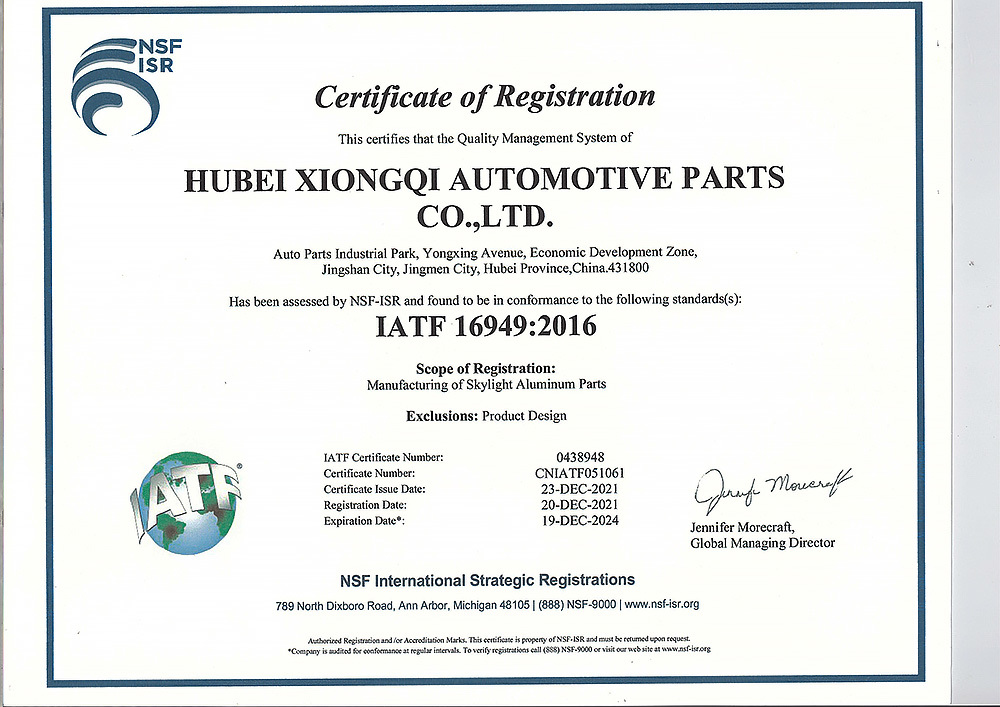 Certificate of Honor