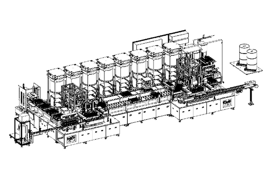 圓柱電池自動(dòng)注液線(xiàn)