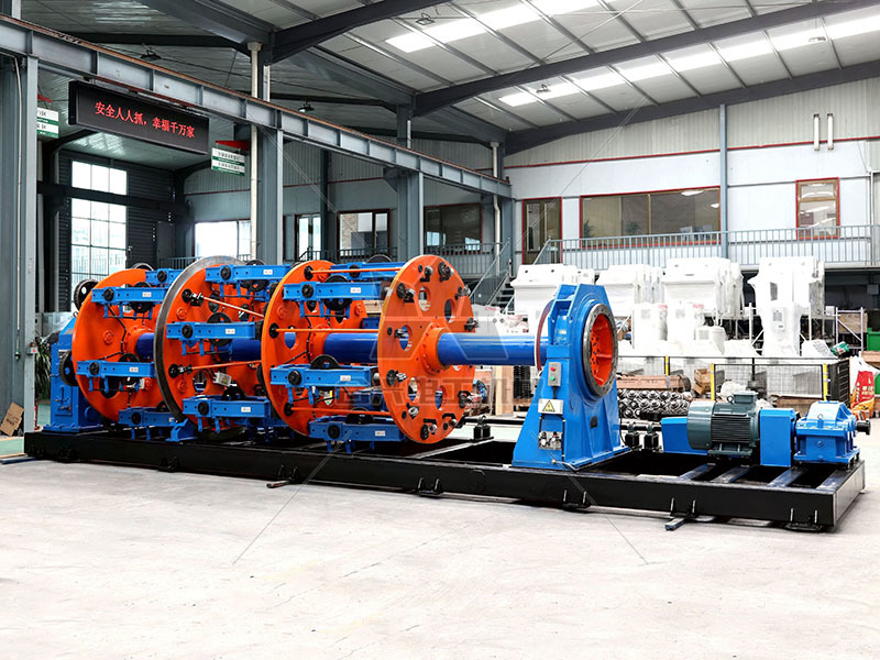 Basket type rope machine