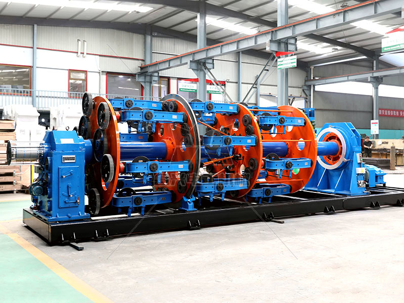 Basket type rope machine