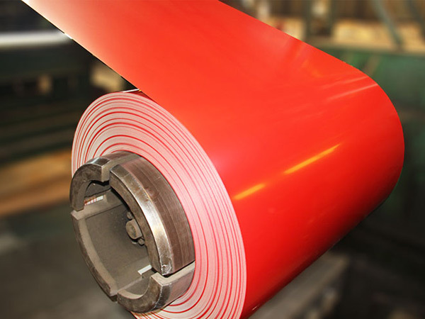 Use of color-coated rolls