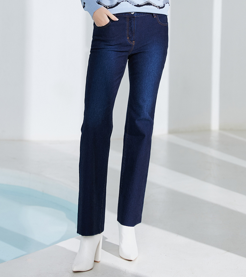 2023 autumn and winter new casual series retro fashionable Denim flared pants
